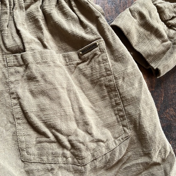 Billabong Green CottonWake The Night LongSleeved Romper - Picture 9 of 9